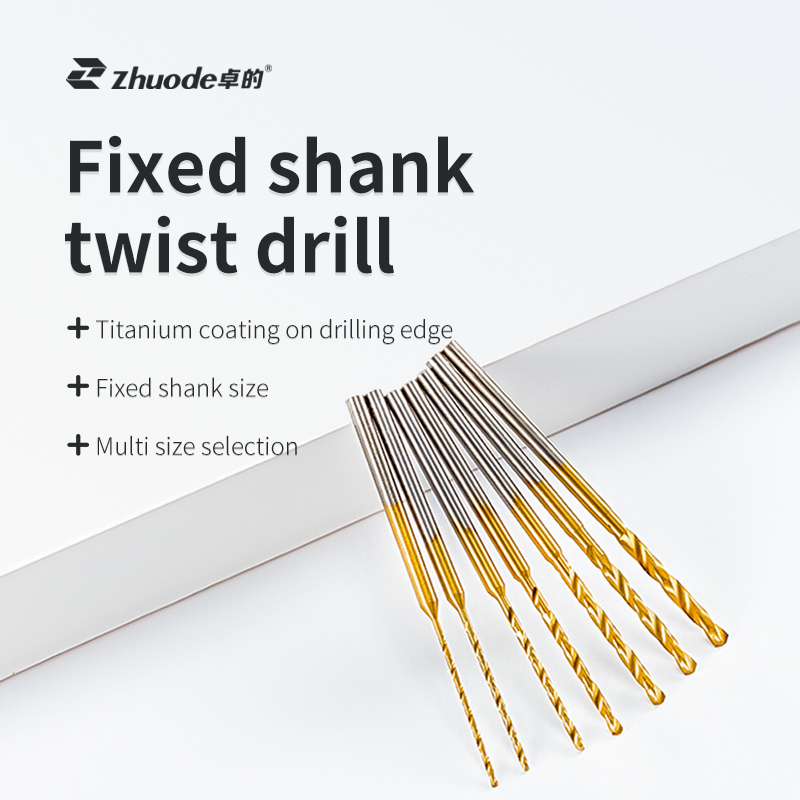 Fixed shank twist drill
