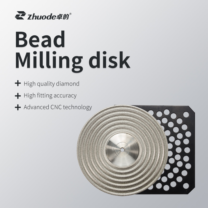 Bead milling disk