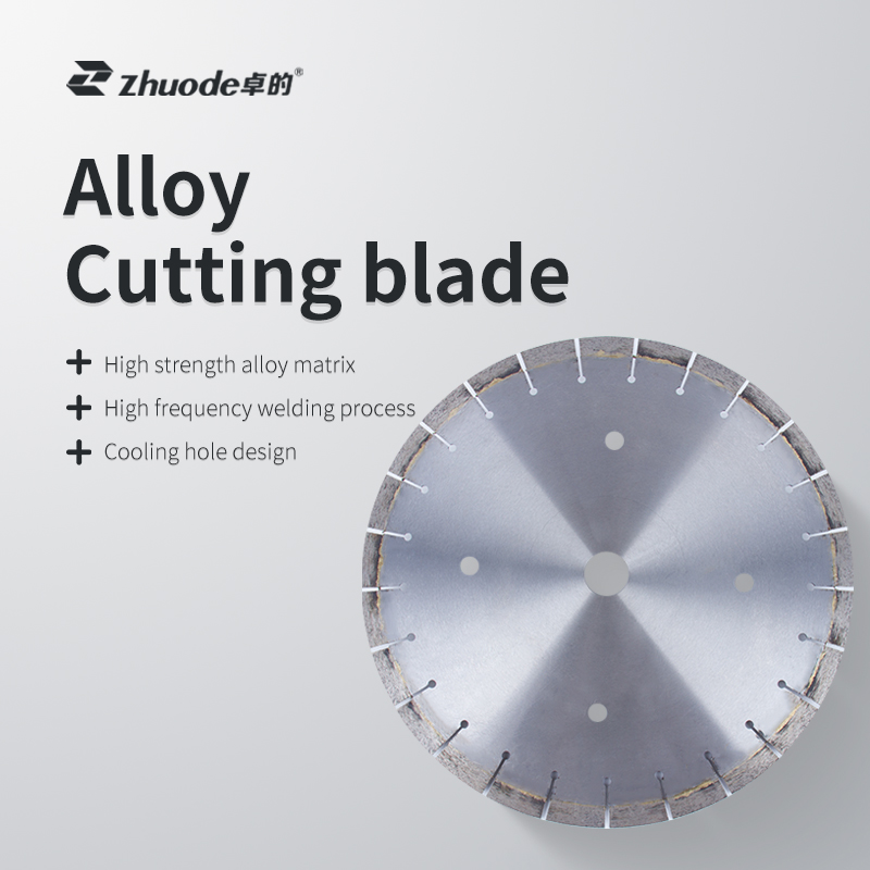 Alloy cutting blade