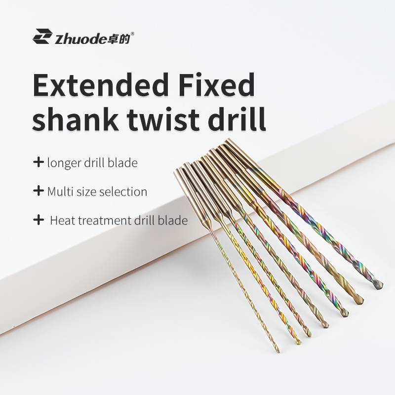 Extended Fixed shank twist drill